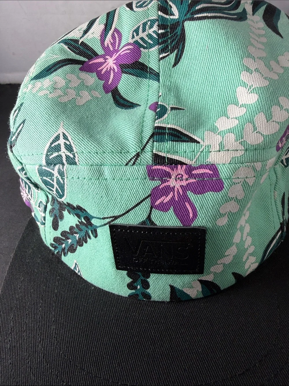 Vans floral hat 5 panel cap